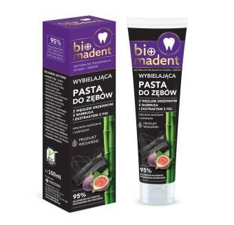 Pasta do zębów BIO MADENT z węglem drzewnym bambusowym i ekstraktem z fig 100 ml