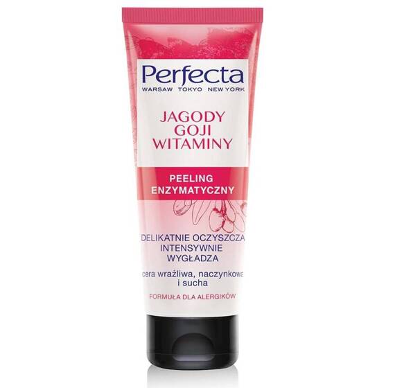 Perfecta jagody Goji i witaminy Peeling enzymatyczny do twarzy 75 ml