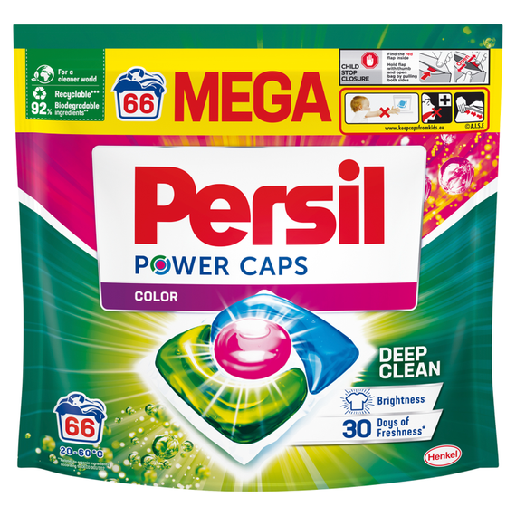 Persil Power Caps Color Konzentriertes Waschmittel 924 g (66 Wäschen)