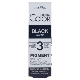 Pigment tonujący kolor włosów  Joanna Ultra Color czarny 100 g