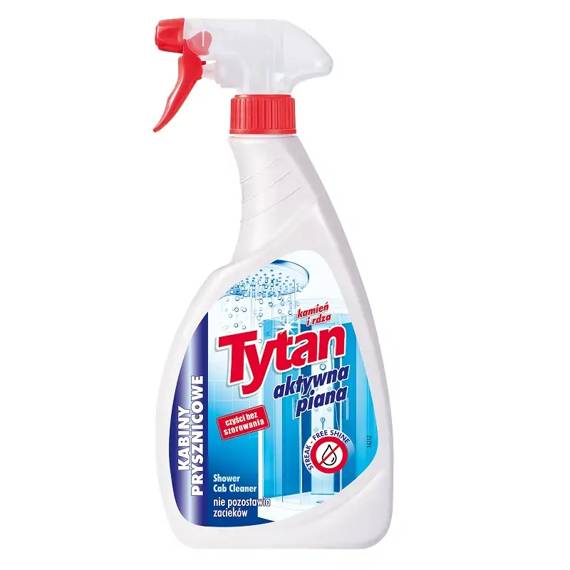 Płyn do mycia kabin prysznicowych Tytan spray 500g