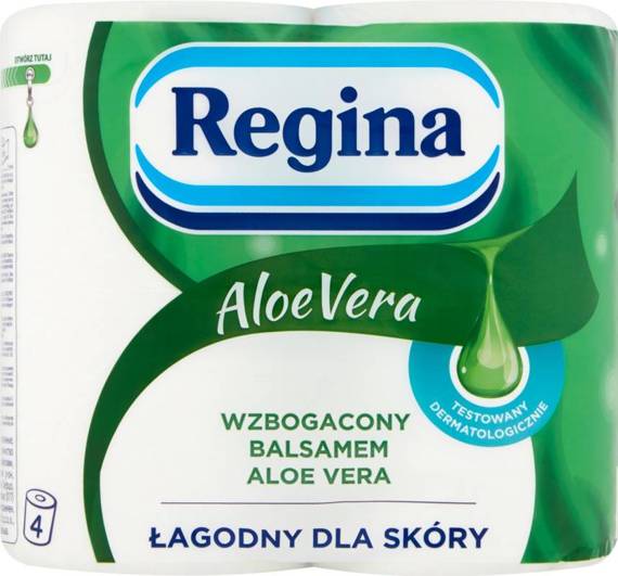 Regina Aloe Vera Papier toaletowy 4 rolki