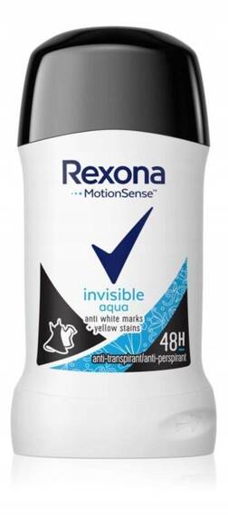 Rexona Frauen Invisible Aqua Antitranspirant-Stick 40ml