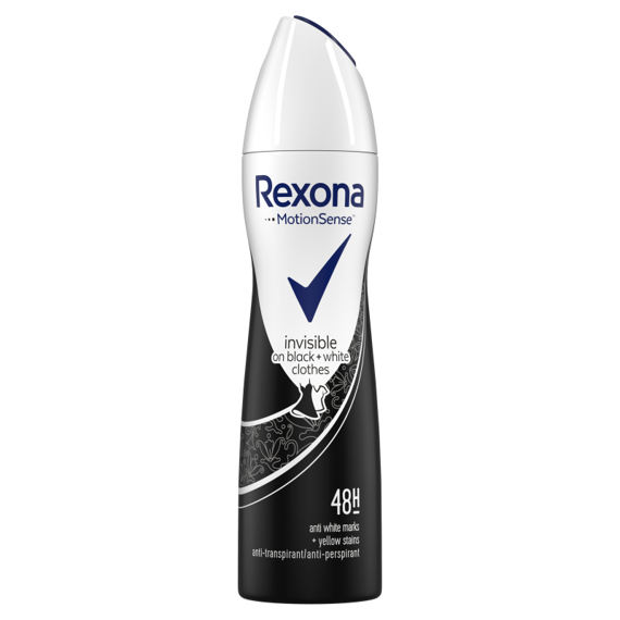 Rexona Invisible Black + White Antitranspirant Spray 150ml