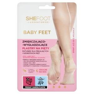 SHEFOOT Baby Feet Weichmachende und Glättende Fersenpflaster 2 Stück