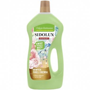 SIDOLUX Expert do mycia paneli i drewna - kwiat japońskiej róży 750 ml