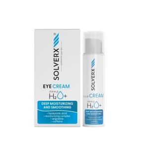 SOLVERX DEEPH2O+ Augencreme spendet Feuchtigkeit straffende Hyaluronsäure 15 ml