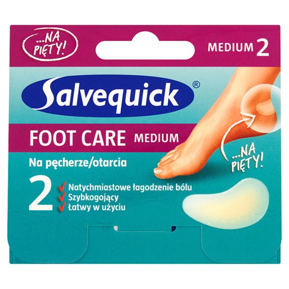 Salvequick Fußpflege Medium Verputz für Blasen und Abschürfungen 2 Stück
