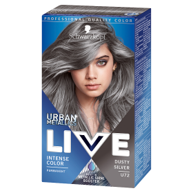 Schwarzkopf Live Intense Colour Urban Metallics U72 Dusty Silver Haarfarbe