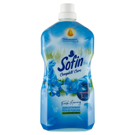 Sofin Complete Care & Freshness Fresh Morring Konzentrierter Weichspüler 1,8 l (72 Wäschen)