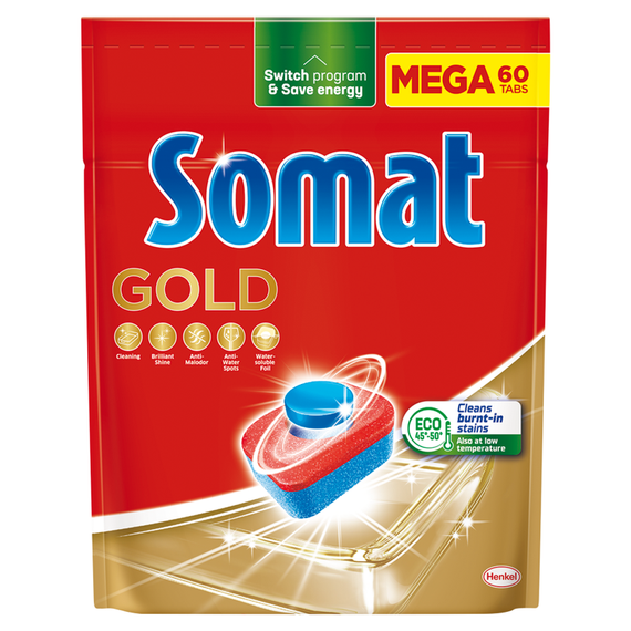 Somat Gold Spülmaschinen-Reinigungstabletten 1056 g (60 Stück)