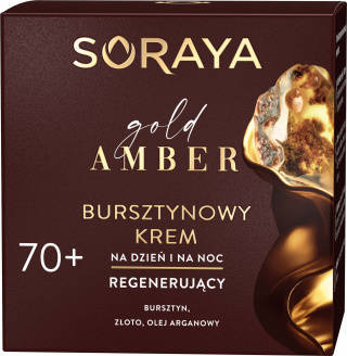 Soraya Gold Amber Bursztynowy krem przeciwzmarszczkowy na dzień i na noc 50+