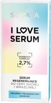 Soraya I LOVE SERUM Serum regenerujące do cery suchej i wrażliwej 30 ml