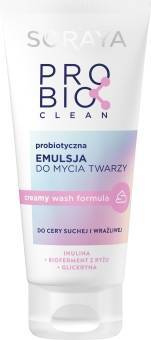 Soraya PROBIO CELAN Probiotyczna emulsja do mycia twarzy do cery suchej i wrażliwej 150 ml