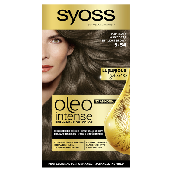 Syoss Oleo Intense Haarfärbemittel 5-54 Asche hellbraun