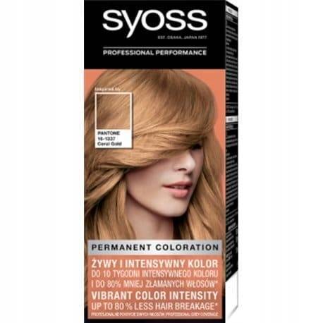 Syoss Permanent Coloration PANTONE farba do włosów trwale koloryzująca 9-67 Koralowe Złoto