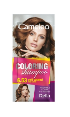 Szampon koloryzujący szamponetka CAMELEO 6.53 złoty karmel / gold caramel