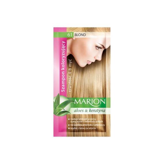 Szamponetka Marion saszetka szampon koloryzujący  Blond 61