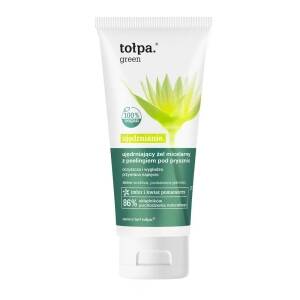 TOŁPA grünes straffendes mizellares Gel mit Duschpeeling 200 ml