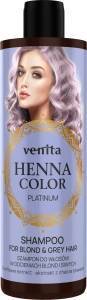 VENITA HENNA COLOR Platinum Shampoo für blondes und graues Haar 300ml