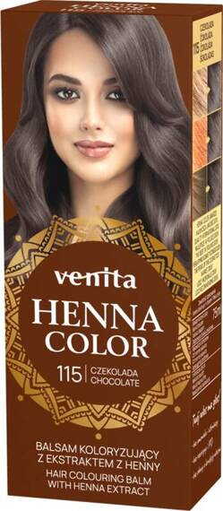 VENITA Henna Color balsam koloryzujący z ekstraktem z henny 115 Czekolada \ Chocolate 75 ml