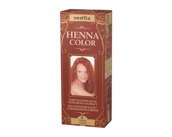 VENITA Henna Color balsam koloryzujący z ekstraktem z henny 6 Tycjan\Titian 75ml