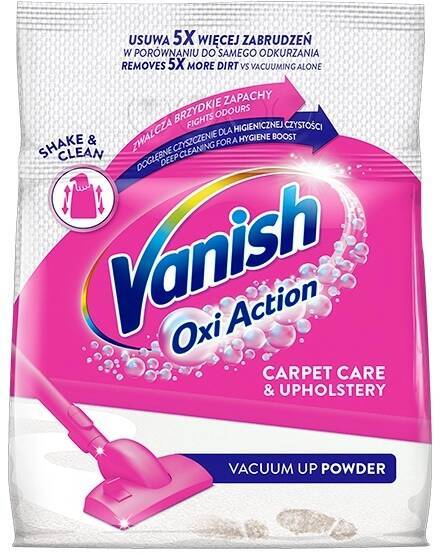 Vanish Oxi Action Proszek do czyszczenia dywanów i tapicerek 650 g