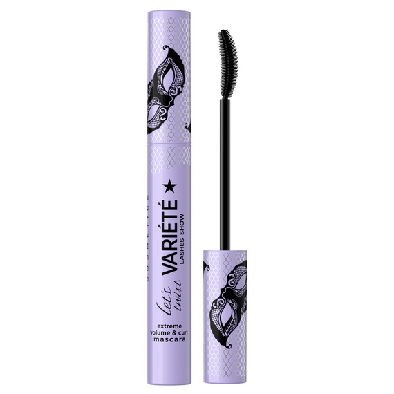 Variete Mascara, die den Effekt eines spektakulären Wimpernfächers verleiht, Let's Twist