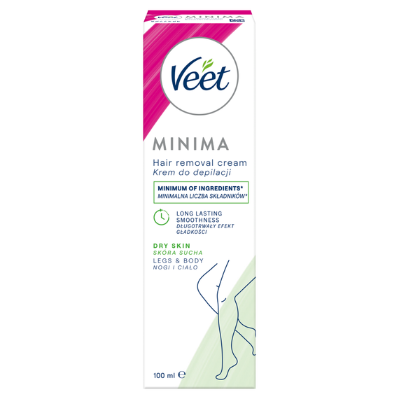 Veet Minima Enthaarungscreme für trockene Haut 100 ml