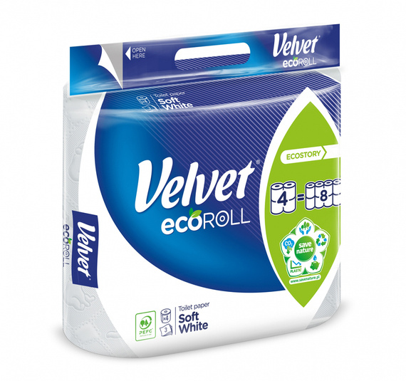 Velvet Papier toaletowy Velvet Ecoroll 4 rolki