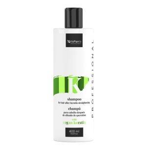 VisPlantis Professionelles Veganes Keratin Shampoo nach dem Glätten 400ml