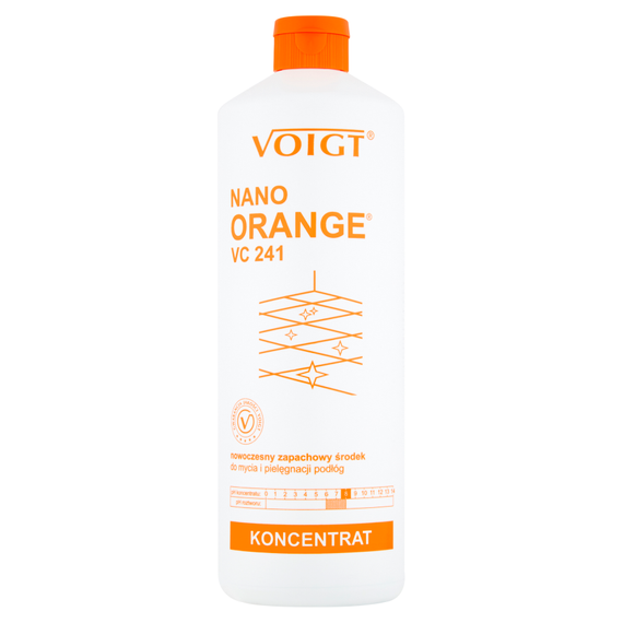 Voigt Nano Orange VC 241 Moderner duftender Bodenreiniger und Pflegemittel 1 l