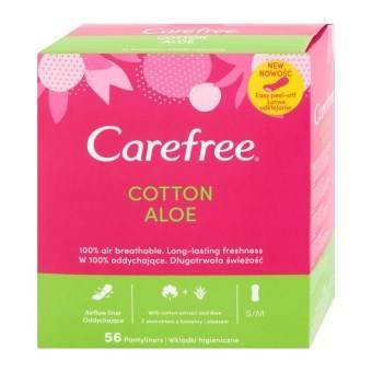 WKLADKI HIGIENICZNE COTTON ALOE (56) 4+1