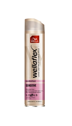 Wella Wellaflex Sensitive Strong Hold 3 Lakier do włosów 250 ml