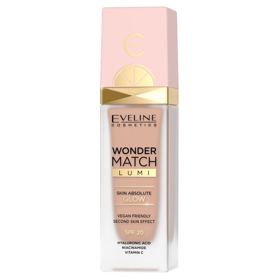 Wonder Match Lumi Luxurious Illuminating Face Foundation, 20 Nude Warm