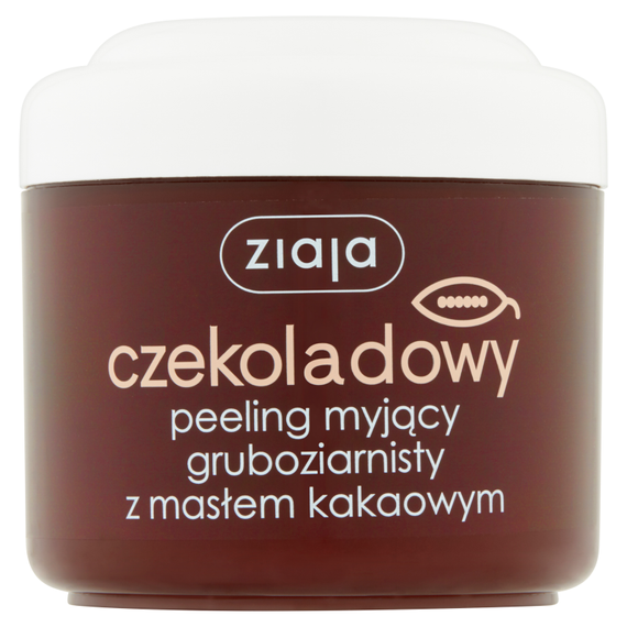 Ziaja Czekoladowy peeling myjący gruboziarnisty z masłem kakaowym 200 ml