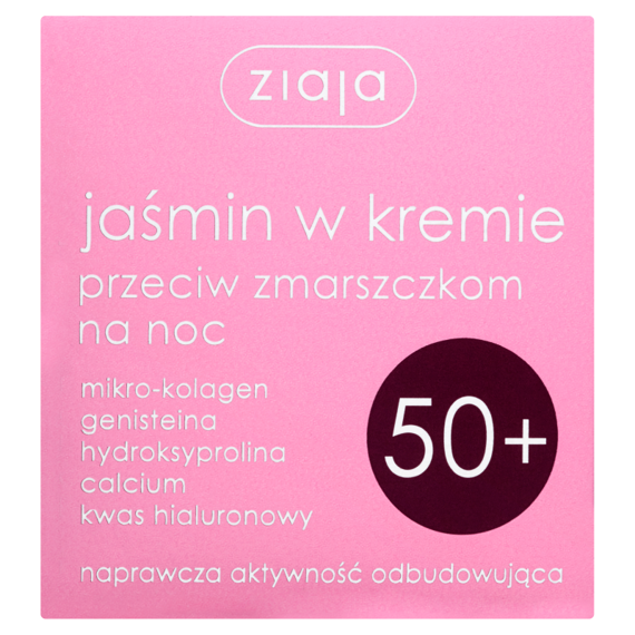 Ziaja Jasmine Creme Anti-Falten-Nacht 50+ 50ml