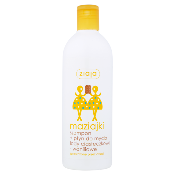 Ziaja Maziajki Shampoo + Reiniger ciasteczkowo Eis und Vanille 400 ml