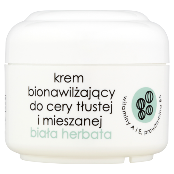 Ziaja bionawilżajacy Creme für fettige und Mischhaut 50ml weißer Tee