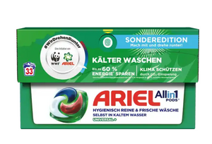 Ariel All-in-1 PODS universal, kapsułki do prania, 33 szt z Niemiec