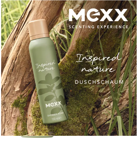 Mexx Inspired Nature Pianka Do Mycia Ciała Pod Prysznic 150 ml