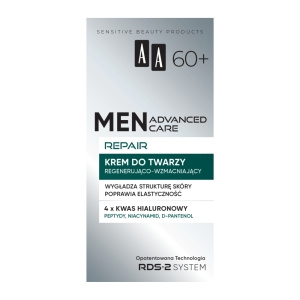 AA Men Advanced Care Repair 60+ Regenerating and Strengthening Face Cream 50 ml