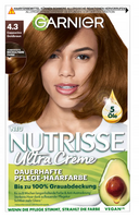 Garnier Nutrisse Cappucino Złoty Brąz 4.3 farba do włosów