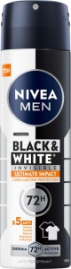 Nivea Black&White Invisible Ultimate Impact Antyperspirant Spray 150 ml