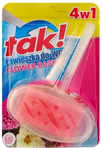 Tak KOSZYK DO WC 40G FLOWER BASKED
