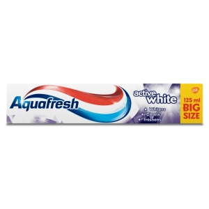 Aquafresh XXL Active White Zahnpasta mit Fluorid 125 ml