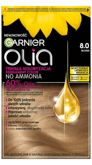 Garnier Olia Farba do włosów 8.0 Blond