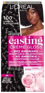L'Oréal Paris Casting Crème Gloss 100 Lakritz | Ammoniakfreie, pflegende Tönung