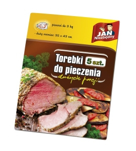 Jan Niezbędny Torebki do pieczenia dużych porcji 5 sztuk
