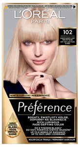 L'Oréal Paris Préférence Hair dye very very light pearl blonde 102 Sydney